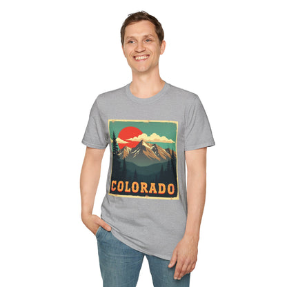 Retro Colorado Mountain View Tee