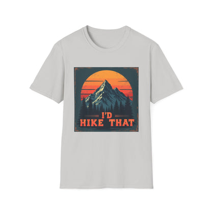 I'd Hike That Retro Mountain Tee