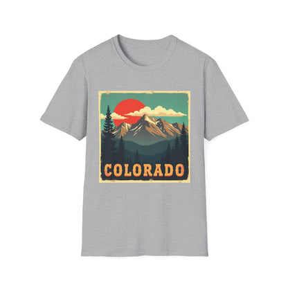 Retro Colorado Mountain View Tee