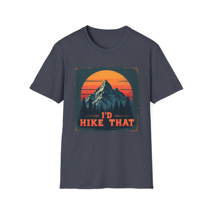 I'd Hike That Retro Mountain Tee