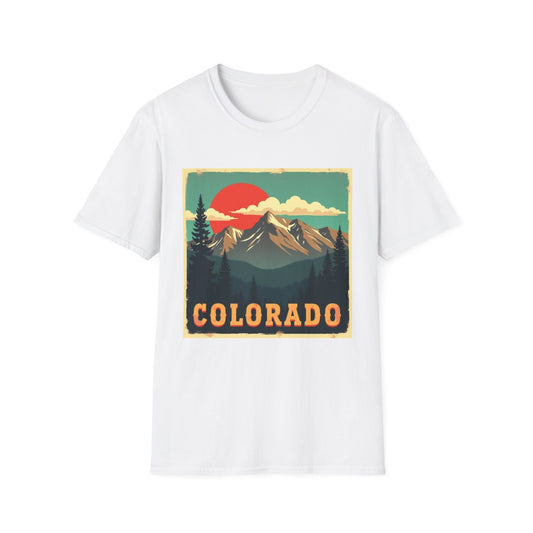 Retro Colorado Mountain View Tee