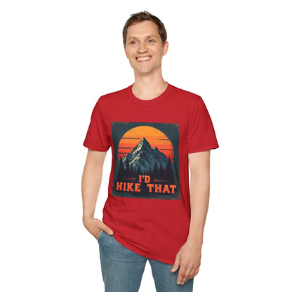 I'd Hike That Retro Mountain Tee
