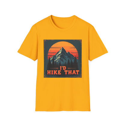 I'd Hike That Retro Mountain Tee