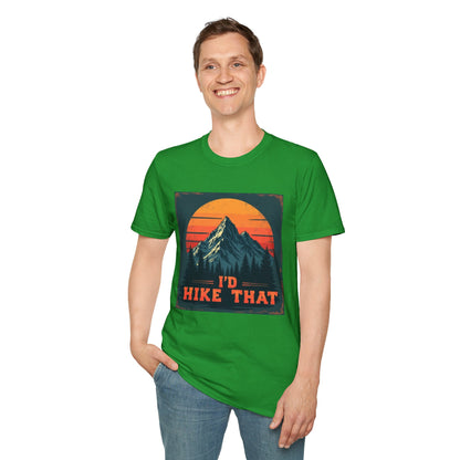 I'd Hike That Retro Mountain Tee