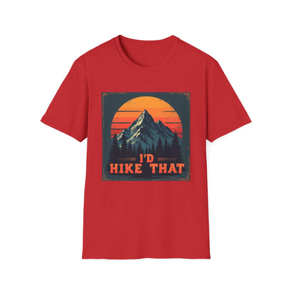 I'd Hike That Retro Mountain Tee