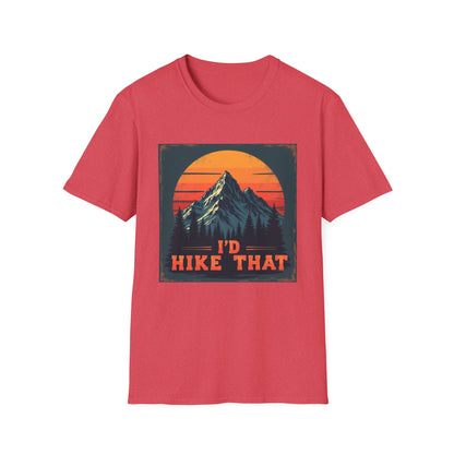 I'd Hike That Retro Mountain Tee